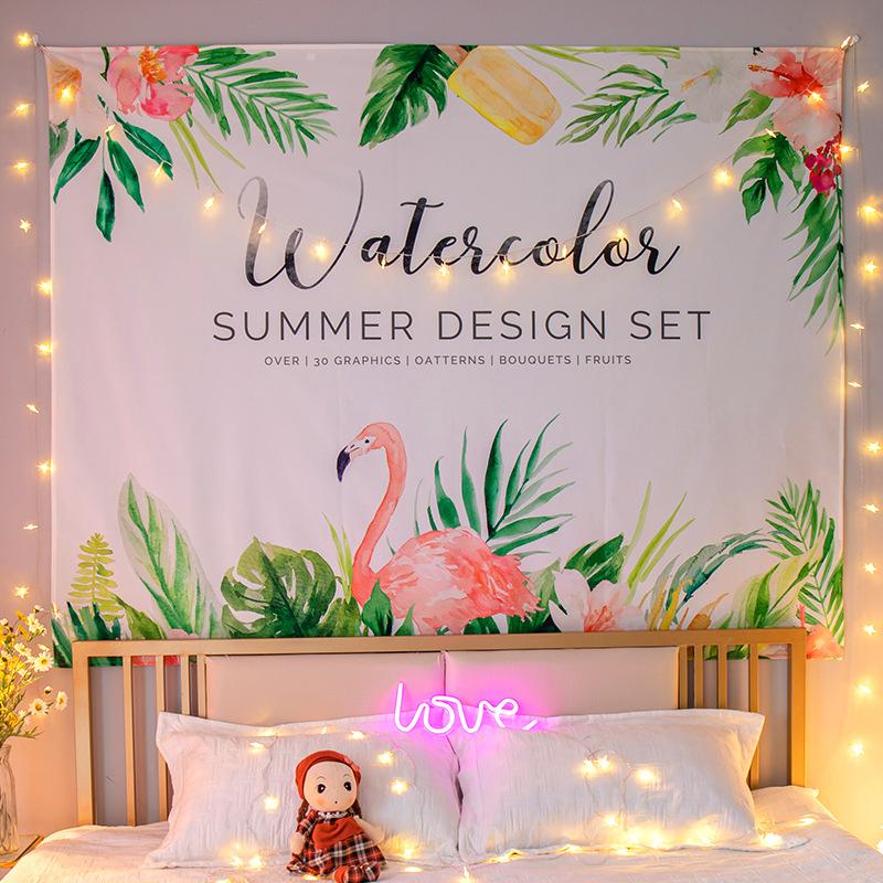 

Фоновая ткань Ins, подвесная ткань, скандинавский стиль, настенная ткань для спальни, украшение для гостиной, ткань, подвесная ткань для комнаты, домашний гобелен 73x100cm