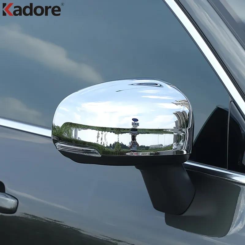 For Volvo XC60 XC 60 2018   Chrome Car Rearview Mirror Cover Trim Side Wing Mirrors Cap Shell Overlay Accessories