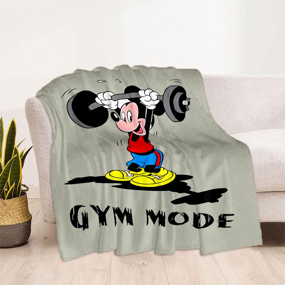 Mickey Mouse Castle Fantasy Blanket Soft & Cozy Perfect for Bed Sofa Seaside All-Season Use Digital Print Ideal Gift for Friends Family Couples Picnic