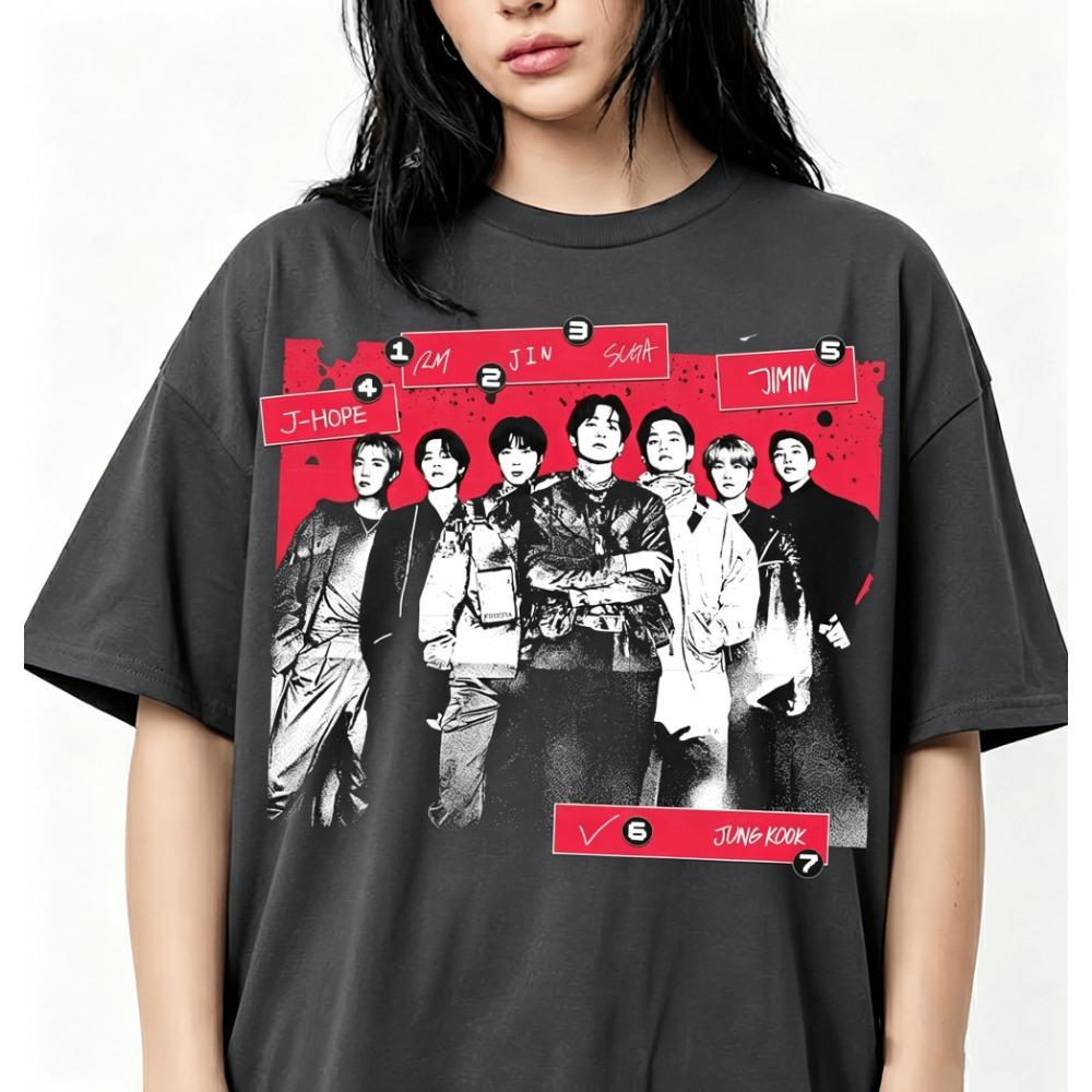 Concert T-shirt Summer Men's and Women's T-shirt Breathable