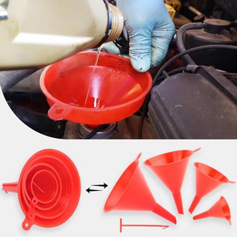 Küchen Trichter Set Öl Trichter Kit 8-teilig Rechtwinkliger Trichter Weiter Mund Trichter Für SUVs Motorräder