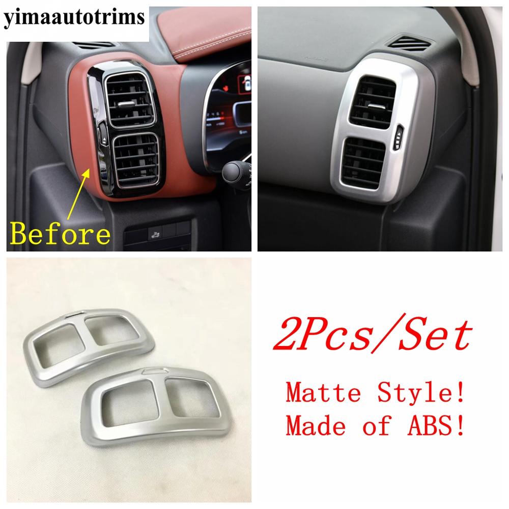 Steering Wheel / A Pillar / Gear Shift Knob Handle Bowl Cover Trim For Citroen C5 Aircross 2018 - 2024 ABS Interior Accessories