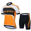 Mens Cycling Jersey Set Short Sleeve Quick Dry Breathable Bike Apparel Ride