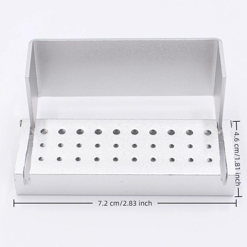 Dental Diamond Burs Drill Disinfection Block 30 Holes Multicolour High Speed Handpiece Burs Storage Organization Holder