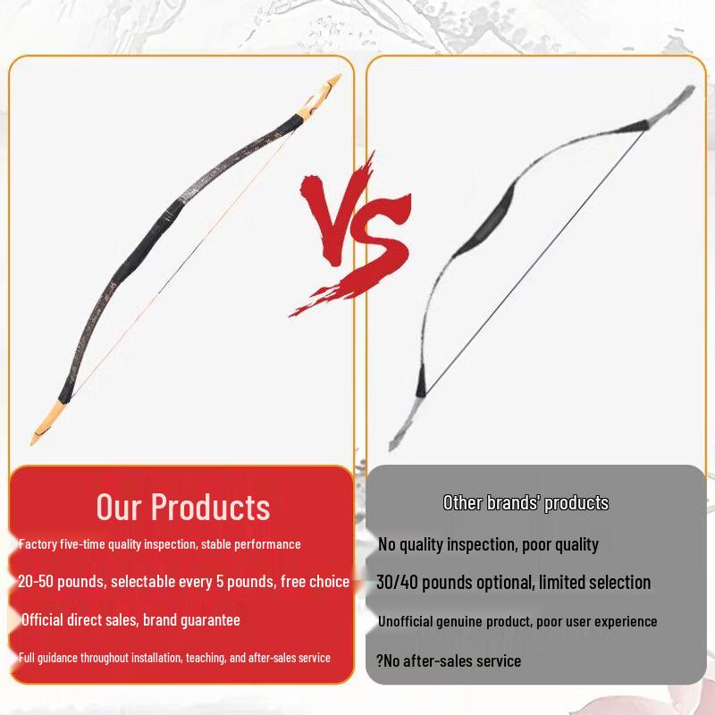 Qiu Qiao Professional Wooden Traditional Recurve Bow