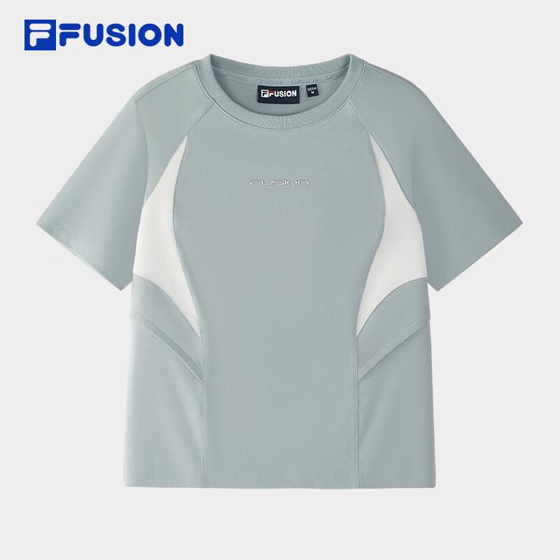 FILA FUSION Women s Color-Block Slim-Fit T-Shirt S