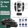 Para Jaguar XE 2015-2024 Protetor Solar de Carro Escudo Magnético Cortina Cega para Para-brisa Dianteiro Protetores Solares para Janela Traseira Lateral Bebê Viseira