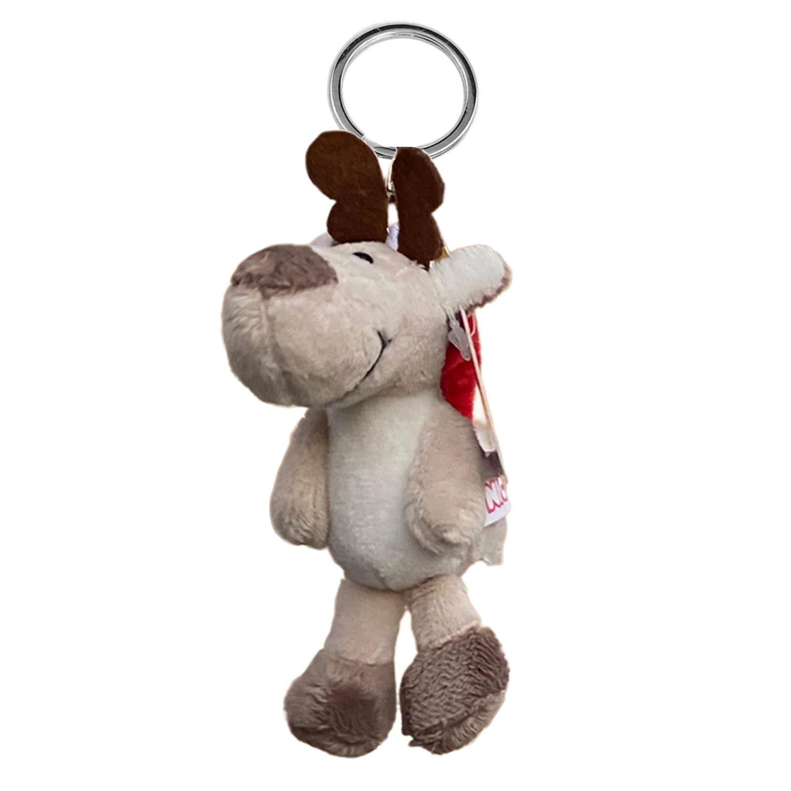 

Sturdy Plush Reindeer Hanging Ornament Adds Elegant to Trees Fireplaces and Window Decoration Daily Casual Use