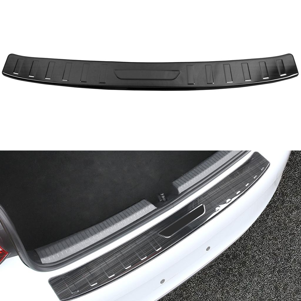 Fit For VW Volkswagen ID3 - Car Accessories Stainless Steel Outer Rear Bumper Protect Sill Trunk Plate Cover 1PC