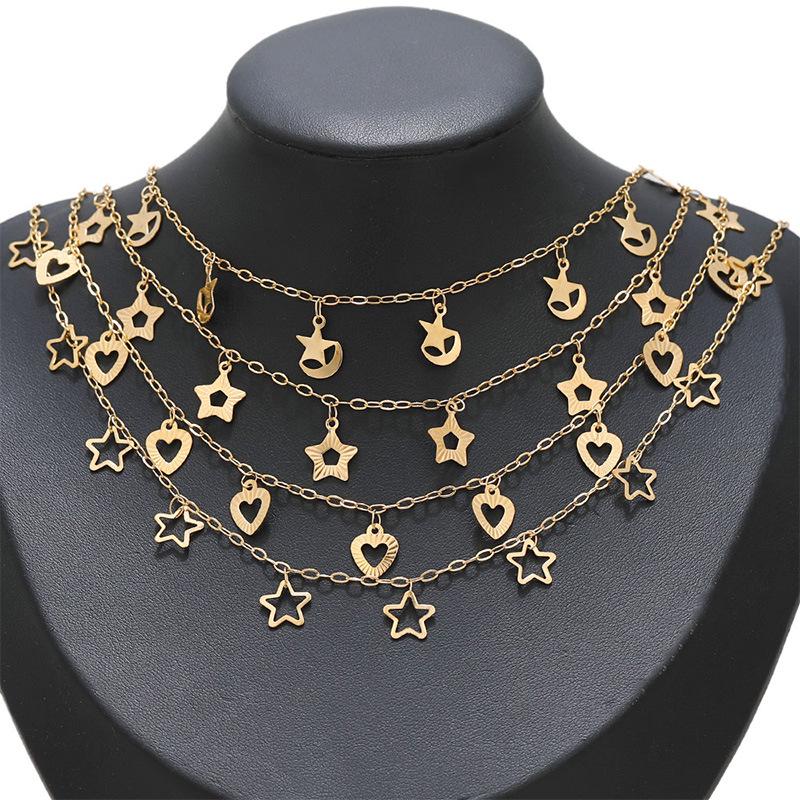 

Exotic Headwear Star Cross Necklace & Waist Chain Accessories 2mm Thick Chain, 1 Meter