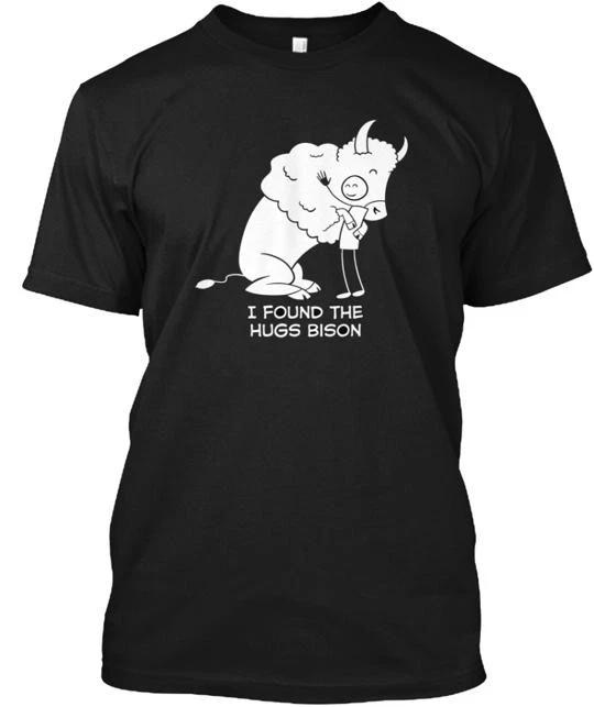 

Hugs Bison T-Shirt Made in the USA Size S to 5XL S