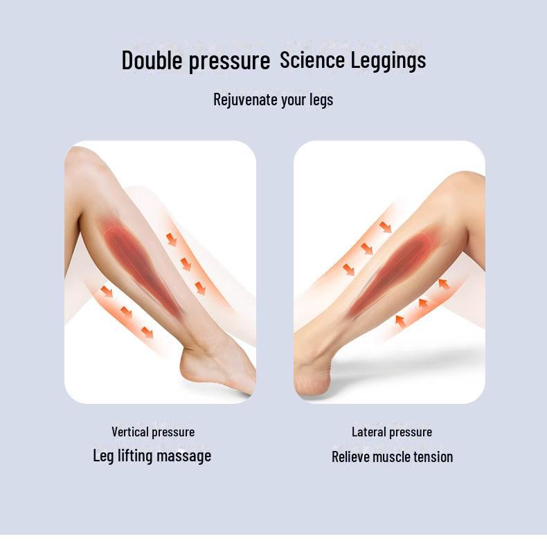 Electric Air Pressure Calf and Knee Massager for Physiotherapy and Slimming