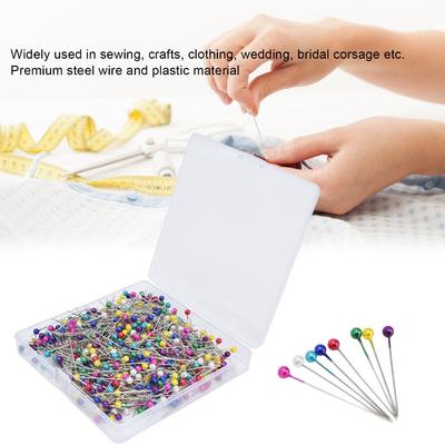 600Pcs Colorful Positioning Pins 38MM Fabric Pins Craft Decoration Sewing Pins  Quilting Craft