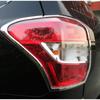 Car Rear Tail Back Light Lamp Frame Stick For Subaru Forester 2013 2014 2015 2016 2017 2018 ABS Chrome Cover Trim Panel 2pcs