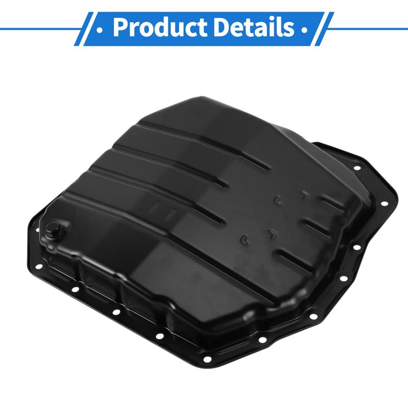X Autohaux 1 Pc No.3510620032 Engine Oil Pan for Toyota RAV4 2015 Steel Black