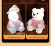 2026 Creative Plush Bear Tap Light with Type-C Charging – Bedroom Night Light Ornament