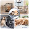 Dog Mat Comfortable Soft Warm Pet Bed Gray Corduroy PV Fleece Washable Kennel Pad for Dogs Cats Sleeping