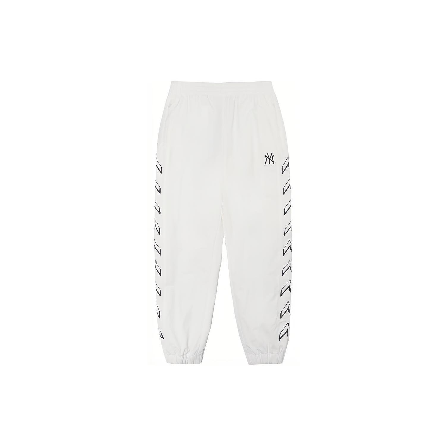 MLB New York Yankees Knitted Sweatpants Unisex White 3AWPS0121-50WHS L