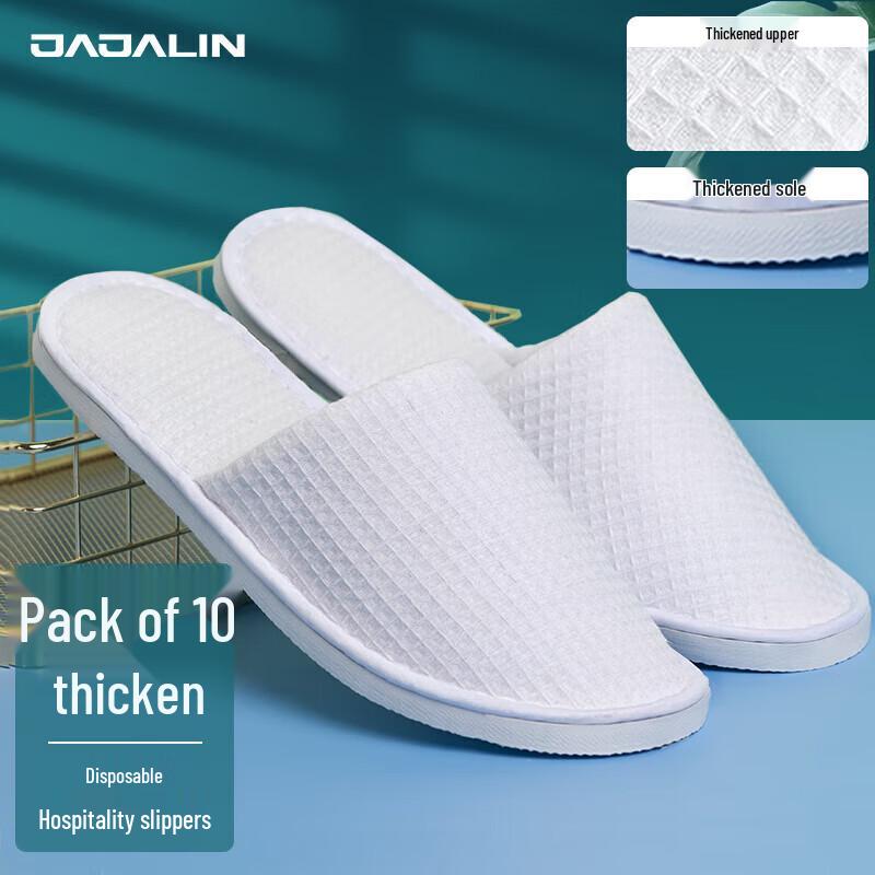 JAJALIN Disposable Hotel & Guest Slippers