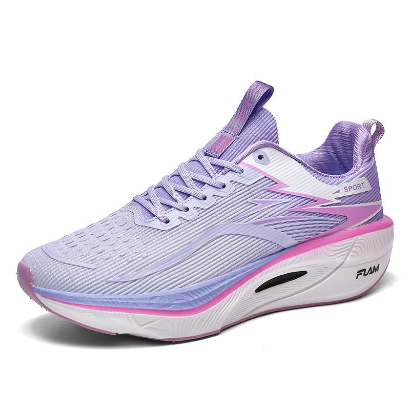 

Мужские кроссовки для бега Pro Training Mesh Breathable Flat Sneakers 2024 Trending Couple Tennis Shoes для мужчин и женщин, большой размер 45 фиолетовый