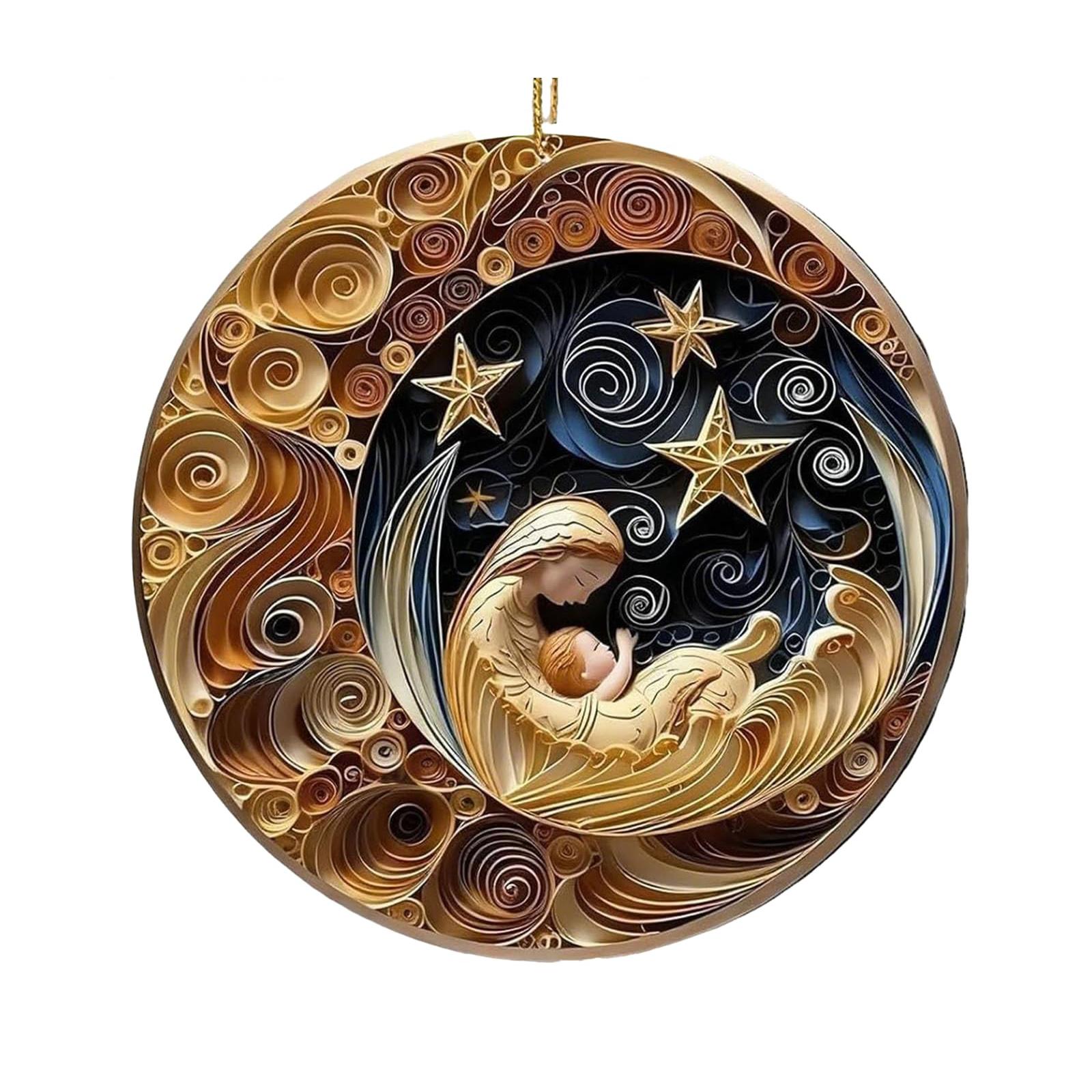 

Christmas Tree Decoration Acrylic Pendant One Size