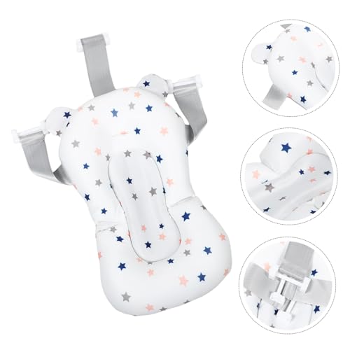 Almofada de Malha Antiderrapante para Banho de Bebê, Assento Seguro para Banheira para Recém-Nascidos e Crianças Pequenas, Tapete de Banho Confortável Antiderrapante para Meninos e Meninas