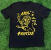 Gelber Löwe Amyl And The Sniffers Schwarz Alle Größen Geschenk T-Shirt
