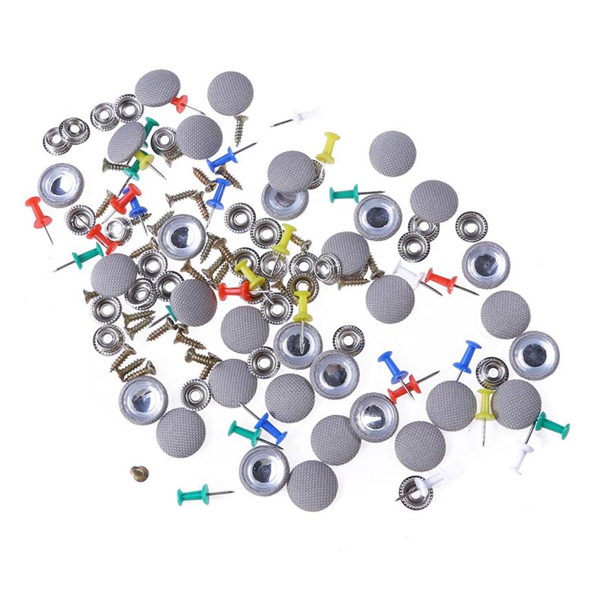 10/30/60PCS Car Roof Headliner Repair Button Roof Repair Rivets Auto Roof Snap Rivets Retainer with Installation Tool