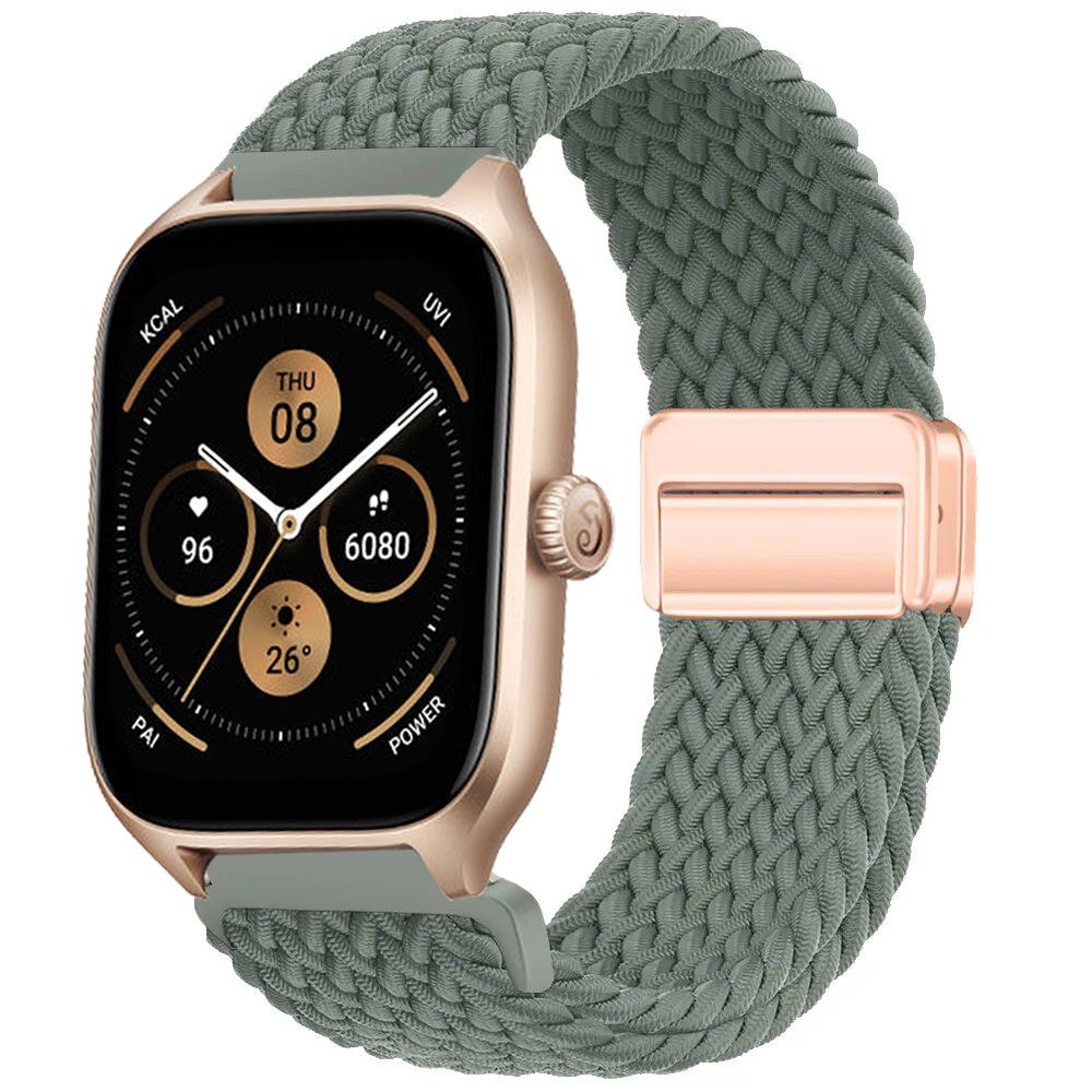 Braided Solo Loop Strap For Amazfit GTS/2/2e/3/4/GTS2 Mini/GTR 2/2e/4/3/Pro Nylon Bracelet Amazfit Bip 6 5 20mm/22mm Watch Band