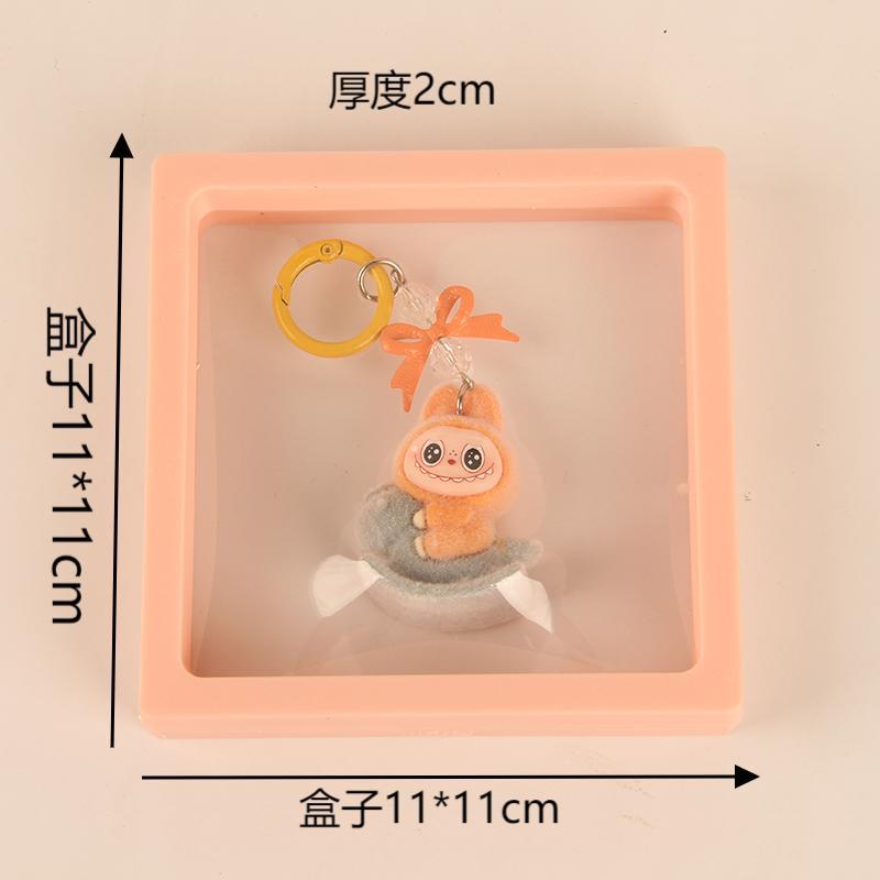 

Милое трендовое флокированное украшение-макарон из смолы, DIY аксессуары для ювелирных изделий, мини-кукла, маленькое украшение