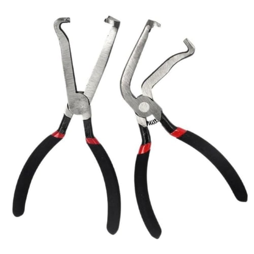 Automotive Removal Pliers, Multipurpose Electrical Connector Removal Pliers for Fuel Filters, Cars, Motorcycles, Repair Tools (2 Pieces)