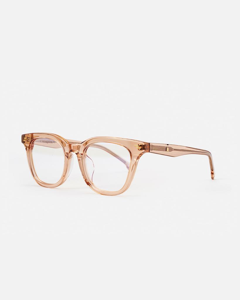 Seupeulingseuteulingseu Classic Horn-Rimmed Glasses Eye Number 9 [Honey Amber]