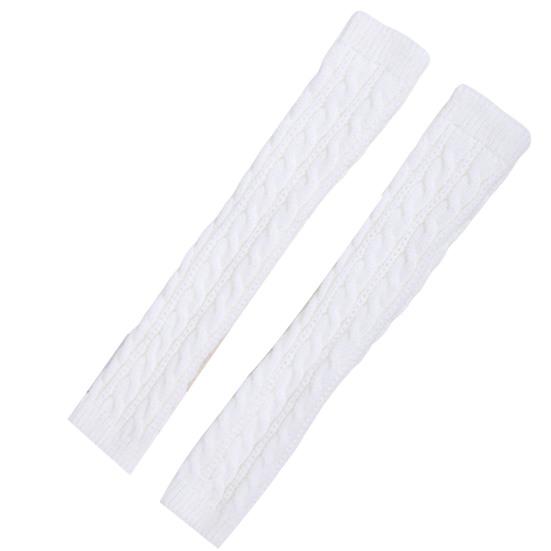 Manches de bras avec trou pour le pouce, beaux gants plus épais pour garder au chaud l'hiver, gants longs pour femmes, mitaines