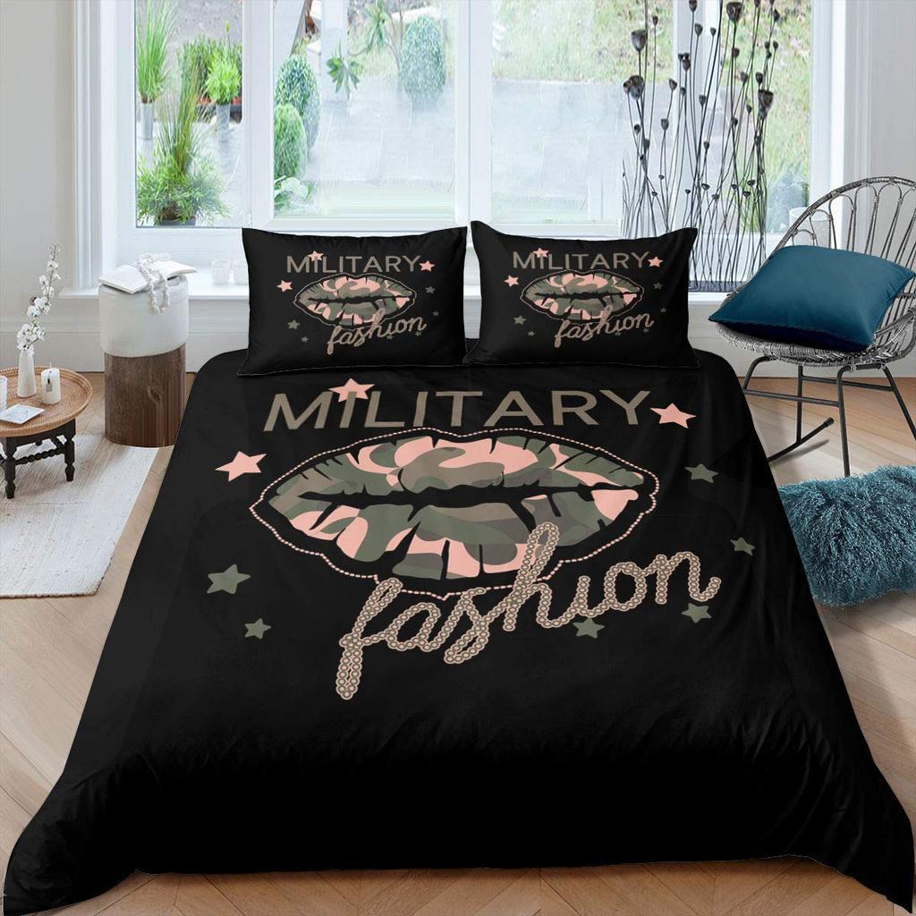Comfortable Stylish Pattern Duvet Cover Set With Duvet Cover And Pillowcases King Queen Twin Sizes For All Ages