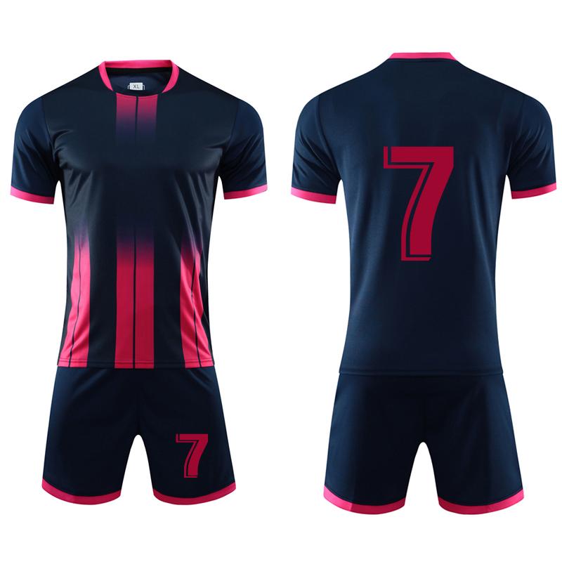No. Soccer Jersey Set Uniforms Jersey Football Adult Tracksuit Football Shirt Shorts Suit