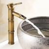 Single Handle Basin Faucet Deck Mounted Sink Faucet Antique Bamboo Shape Faucet  Kitchen