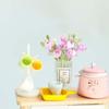 Flower Vase Jasmine Flower Vase Dollhouse Accessories Simulation Potted Plants 1:12 Dollhouse Miniature  House Decoration