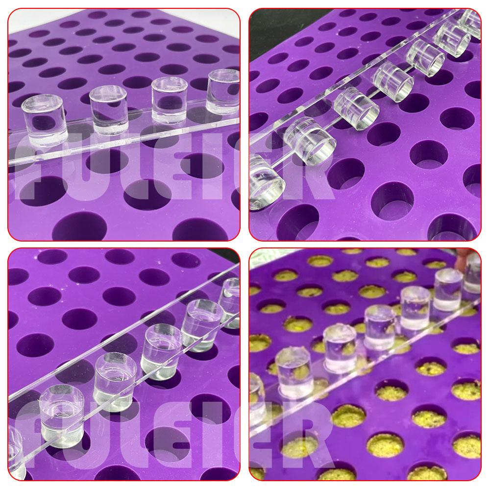 88 Cavities Round Mini Silicone Mold And Compactor Baking  Cheese Cakes Molds For Chocolate Truffle Jelly Candy Ice Mold