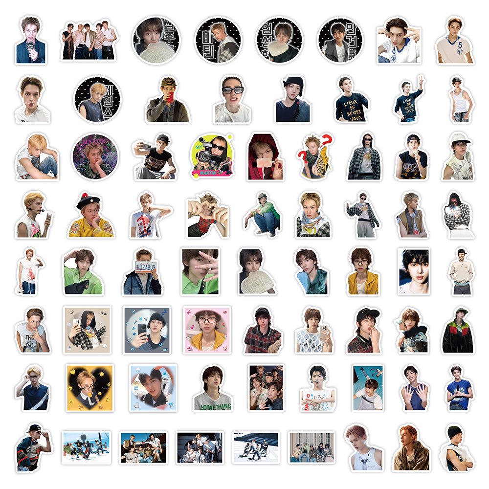 Korean K-POP Stickers: 70 Sheets Featuring CORTIS Boy Group Members Zhao Yufan, Martin Kim, Joohoon Eom, Sungheon Ahn, Gwanho.