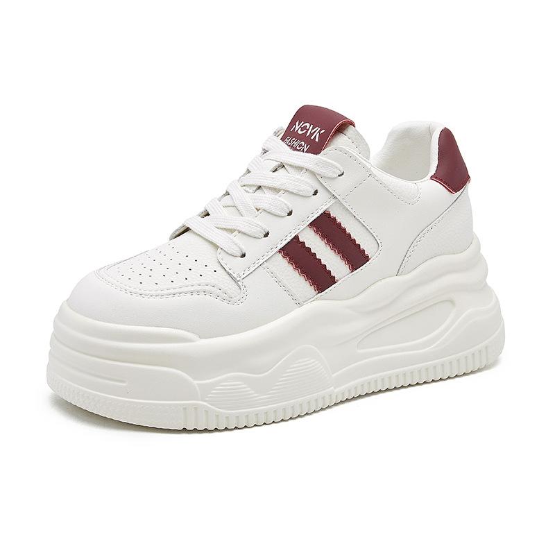 

Women s shoes soft soles are not tired of feet, sports shoes are lightweight, women s casual thick soles increase height, small white shoes, children 40