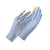 Sunscreen UV Protection Gloves Women's Thin StyleRiding Driving Non-slip Breathable Leak Finger Fishing Ice Silk Summer Gloves