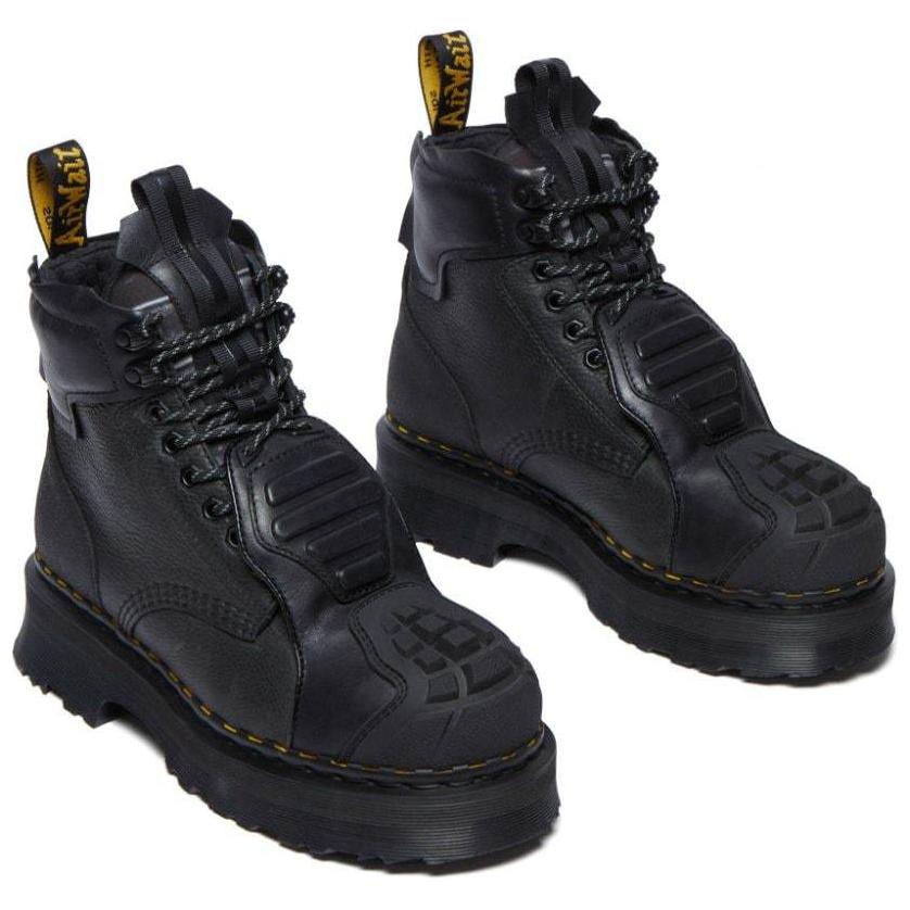 Dr. Martens 1460 Protect Leather Lace Up Boot Black Men Sneakers White 31841009