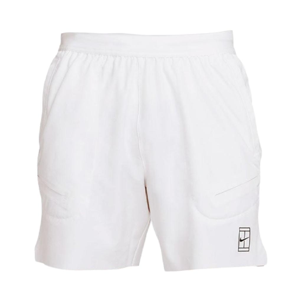 Nike Advantage Dri-Fit Casual Simple Breathable Lace Tennis Bottoms Men Bottoms White Black FZ6914-100
