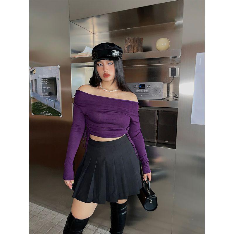 

Preppy Style Pleated Skirt Women s Autumn and Winter Plus Size Plus Size Ladies Slim Looking Easiest for Match Sweet and Spicy High Waist Skirt Black 2XL