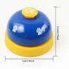 Pet Toy Training Called Dinner Small Bell Footprint Ring Dog Toys for Teddy Puppy Pet