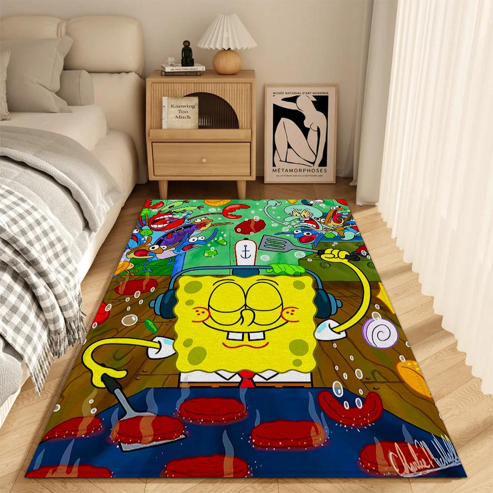 Fashion Entrance Mat Living Room Rugs Decoration S-spongebob Super Absorbent Bathroom Rug Floor Mats Kitchen Carpet Balcony Door