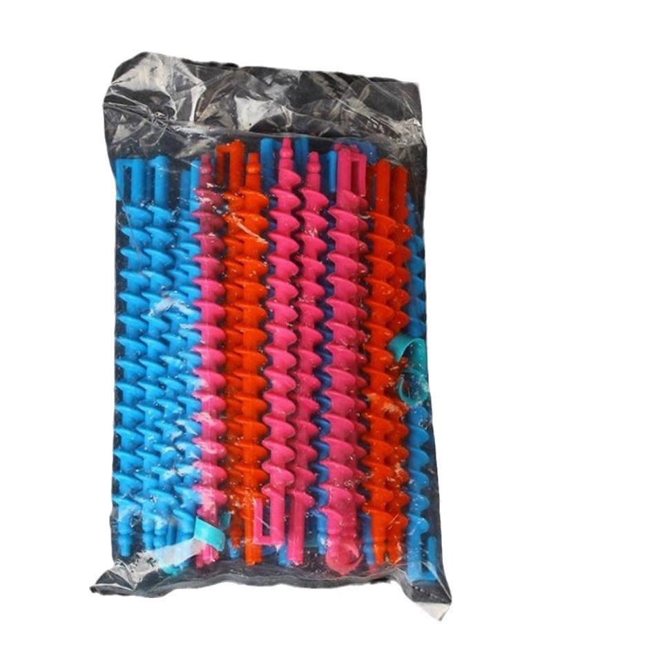 Screw Curling Iron Rod Set: Large, Medium, Small, Hollow & Solid Spiral Rods for Perms & Cold Waves