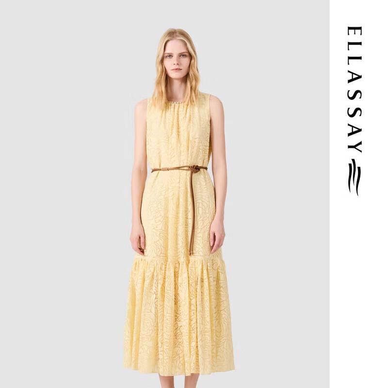 

ELLASSAY Women s 3D Lightweight Floral Print Mid-length Dress S