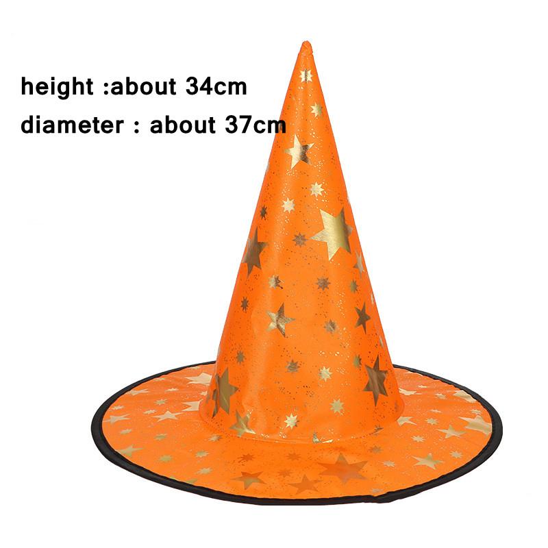 Witch Hat Adult Hats Halloween Witch Cosplay Wizard Hat Kids Halloween Black Witch Hat Girls Princess Party Supply