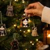 Calendrier de l'Avent - Jour Compte à Rebours de Noël Ornement Suspendu en Acrylique 2D pour Décoration de Fête